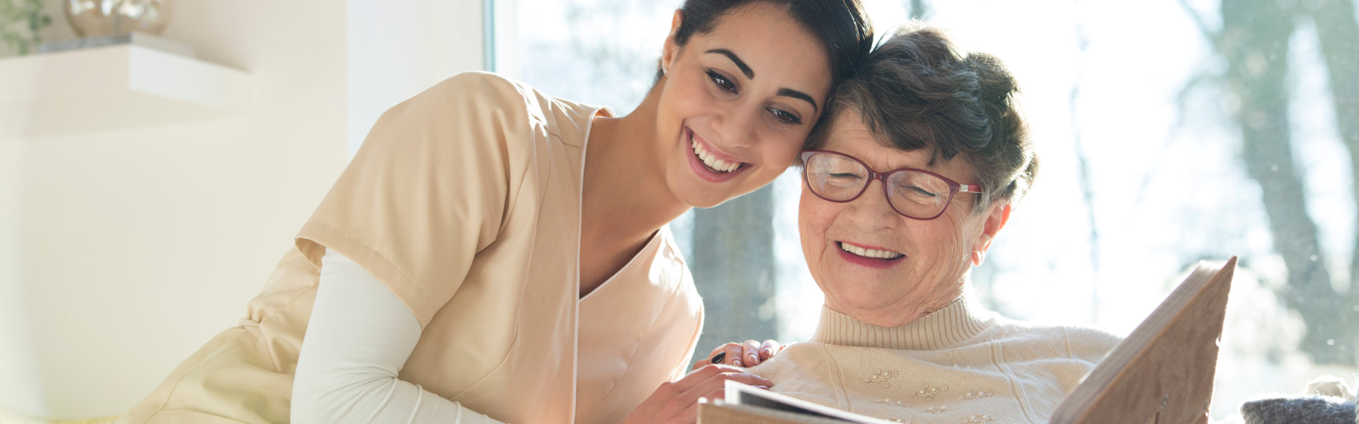 Geriatric patient with rehabilitation nurse